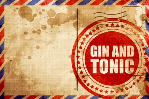 Gin and tonic Stock Illustration
