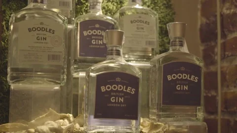 Gin bottles (s-log 2) Stock Footage 159972664