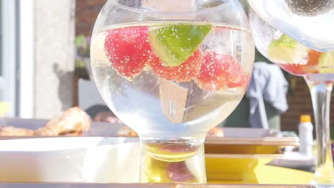 Gin Cocktail Summer 5 Stock Footage 135830985