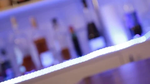 Gin Gibson cocktail. Moving camera from side to side. Alcoholic cocktail with Video stock 71444801