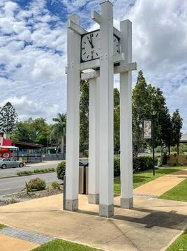 Gin Gin Clock Tower Stock Photos