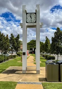 Gin Gin Clock Tower Stock Photos