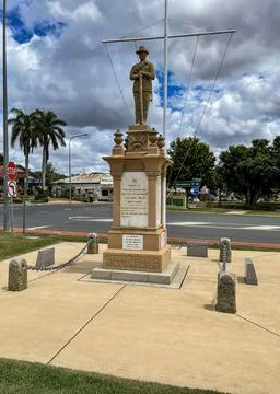 Gin Gin War Memorial Stock Photos