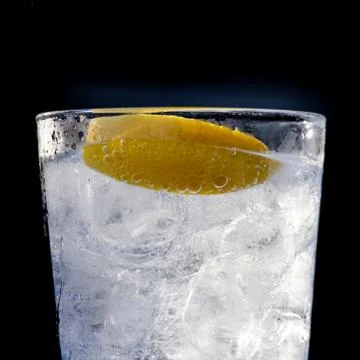 Gin tonic close up Stock Photos
