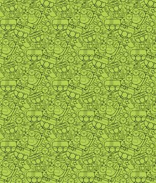 Gin Tonic Pattern background Stock Illustration