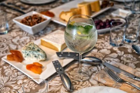 Gin Tonic Foto stock