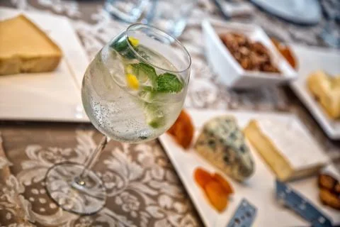 Gin Tonic Foto stock