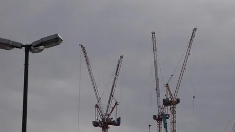 Gindi Towers under construction, Tel-Aviv Israel Video stock 102878320