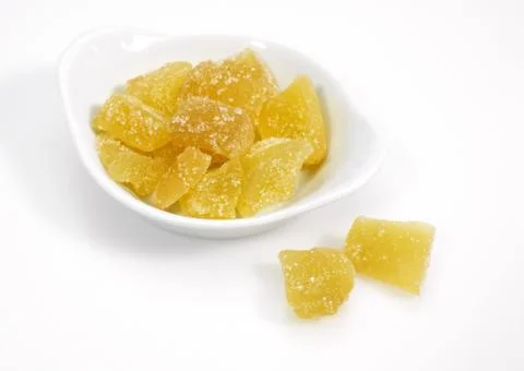GINGEMBRE CONFIT Stock Photos