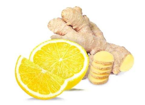 Ginger and lemon Stock Photos