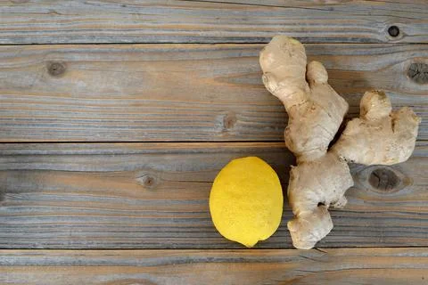 Ginger and lemon Stock Photos