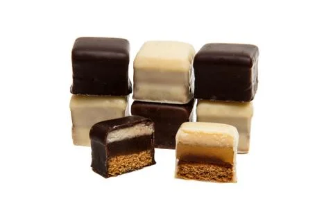 Ginger biscuits with jelly Stock Photos