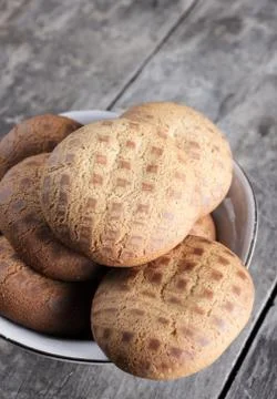 Ginger biscuits Foto stock