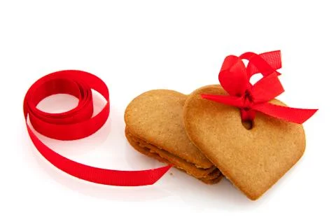 Ginger bread hearts Foto stock