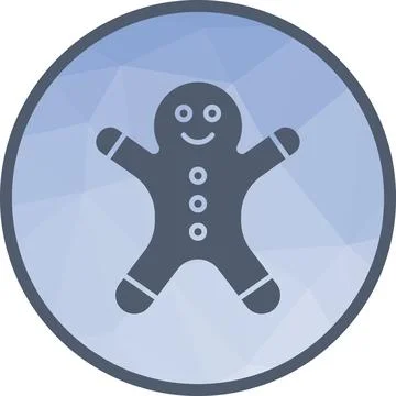 Ginger Bread icon vector image. Stock Illustration