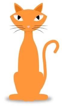 Ginger Cat Illustrazione stock