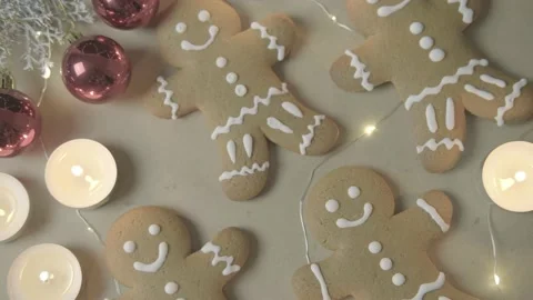 Ginger cookies Video stock 167611873