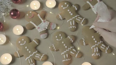 Ginger cookies Video stock 167612003