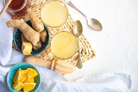 Ginger detox drink Stock Photos