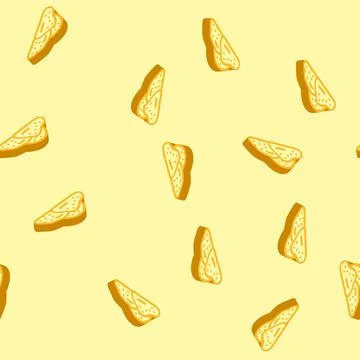 Ginger dried fruit isometric icon seamless pattern Stock Illustration