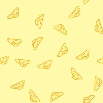 Ginger dried fruit vector seamless pattern Stock Illustration