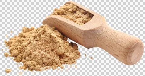Ginger with dried powder Stock Photos