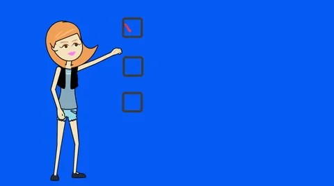 Ginger Gal, Bullet Points (Matte + Looping) Video stock 44625732