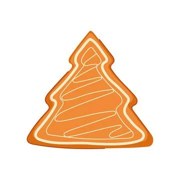 Ginger gingerbread cartoon vector illustration 스톡 일러스트
