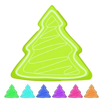 Ginger gingerbread vector cartoon graphic Stock Illustration