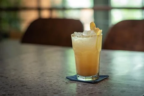 Ginger Ice Lemongrass on the table Stock Photos