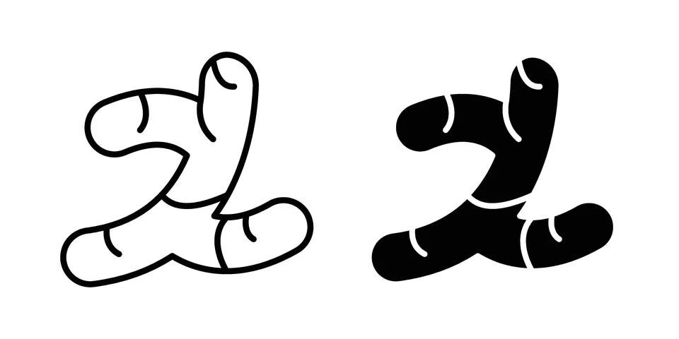 Ginger icon vector design. EPS10 Stock Illustration