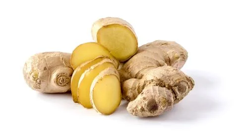 Ginger Isolated On White Background Stock Photos