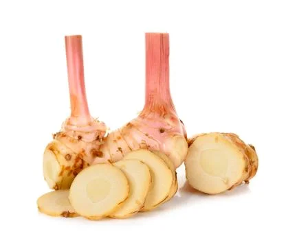 Ginger isolated on the white background Stock Photos