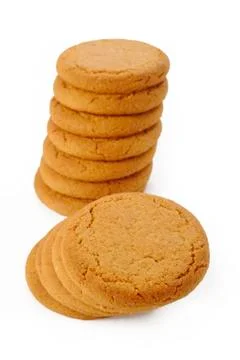 Ginger nut biscuts Foto stock