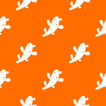 Ginger pattern seamless Stock Illustration