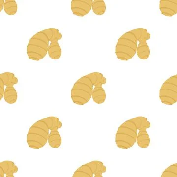 Ginger pattern seamless vector 库存插图