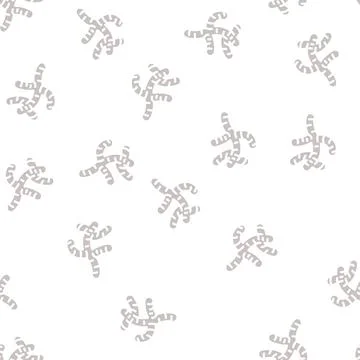 Ginger root glyph vector seamless pattern Illustrazione stock