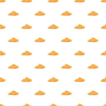 Ginger root herbal spice seamless pattern tiling Stock Illustration