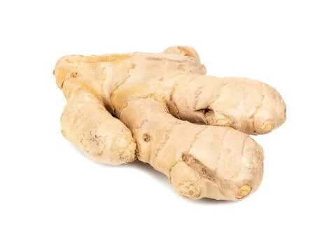 Ginger root isolate Stock Photos