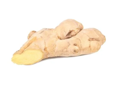 Ginger root isolate Stock Photos