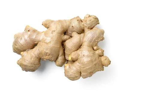 Ginger root isolated on white Stock-Fotos