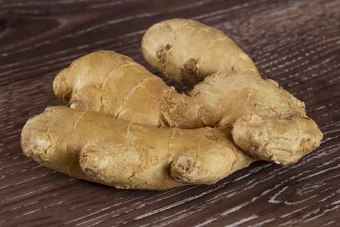 The ginger root Stock Photos