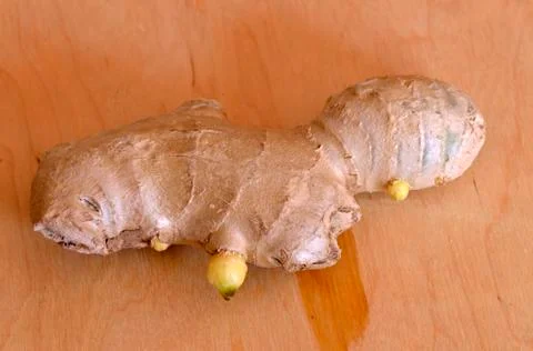 The ginger root Stock Photos