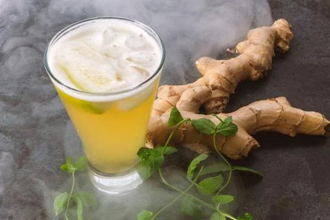 A ginger root Stock Photos