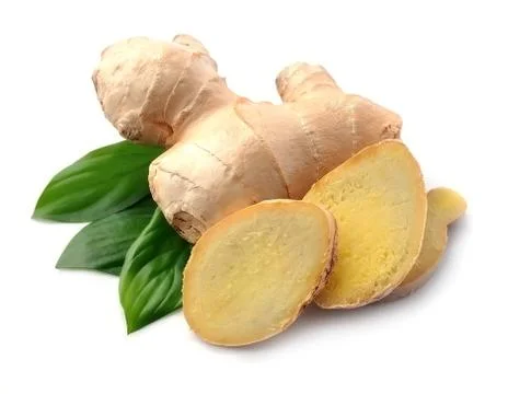 Ginger root spice Stock Photos