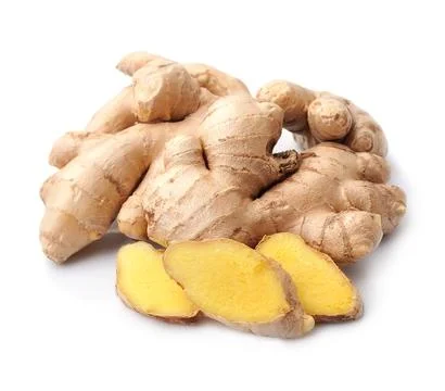 Ginger root spice Stock Photos