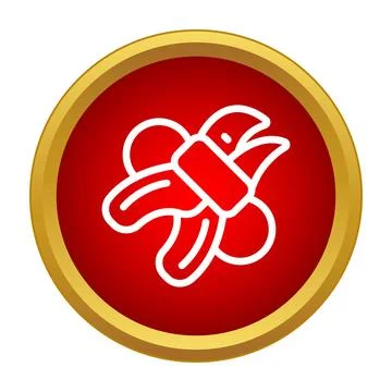 Ginger root vegetable line icon design element Stock Illustration