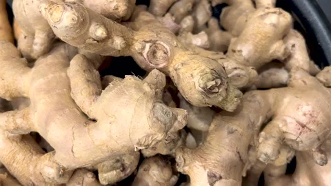Ginger roots Stock Footage 288128124