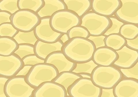 Ginger slides herb wallpaper as abstract background Stock Illustration