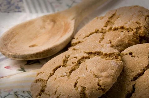 Ginger Snap Cookies Stock Photos